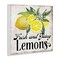 Stupell Industries Fresh & Juicy Lemons Wall Plaque Art Design by Creatif Belle